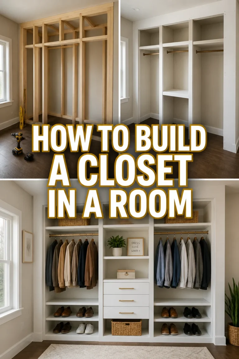 How To Build A Closet In A Room