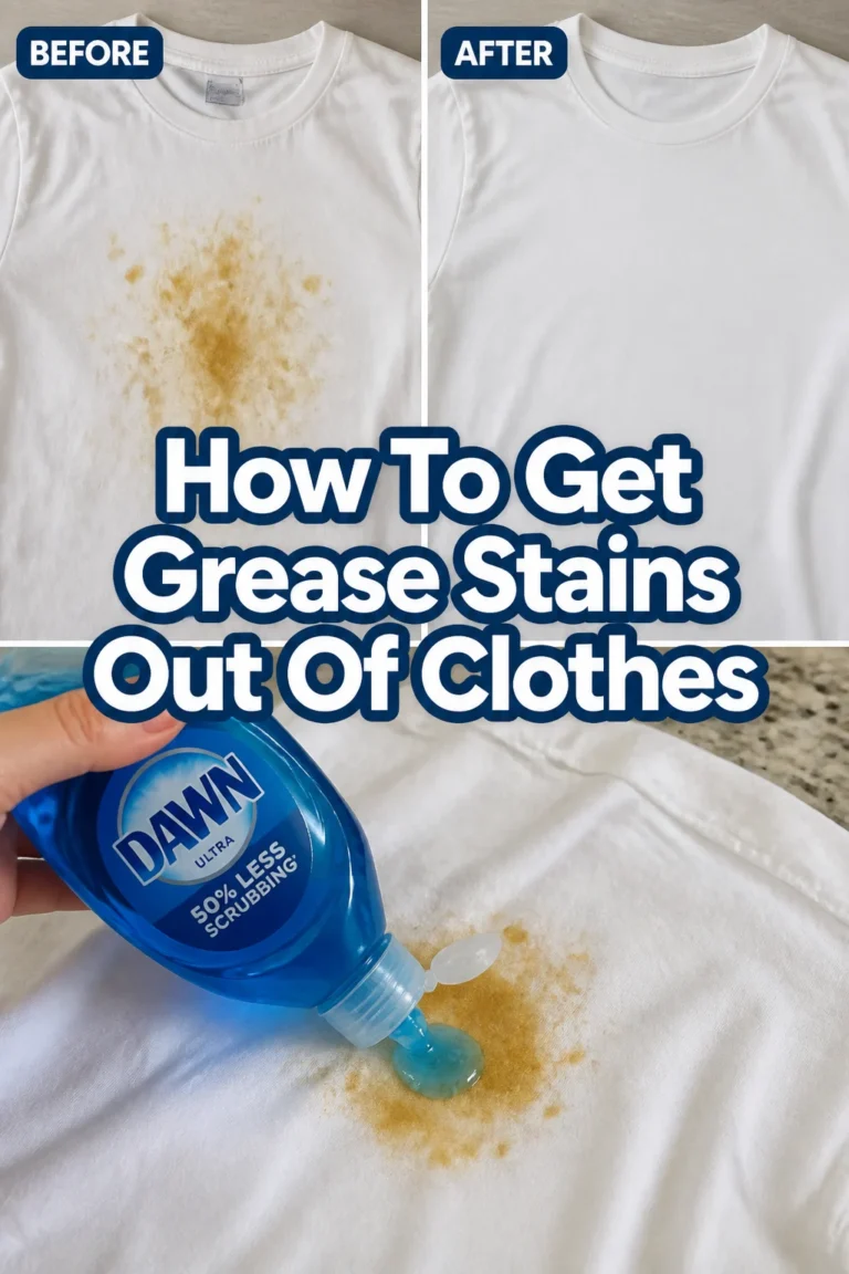 🧼 How To Get Grease Stains Out Of Clothes