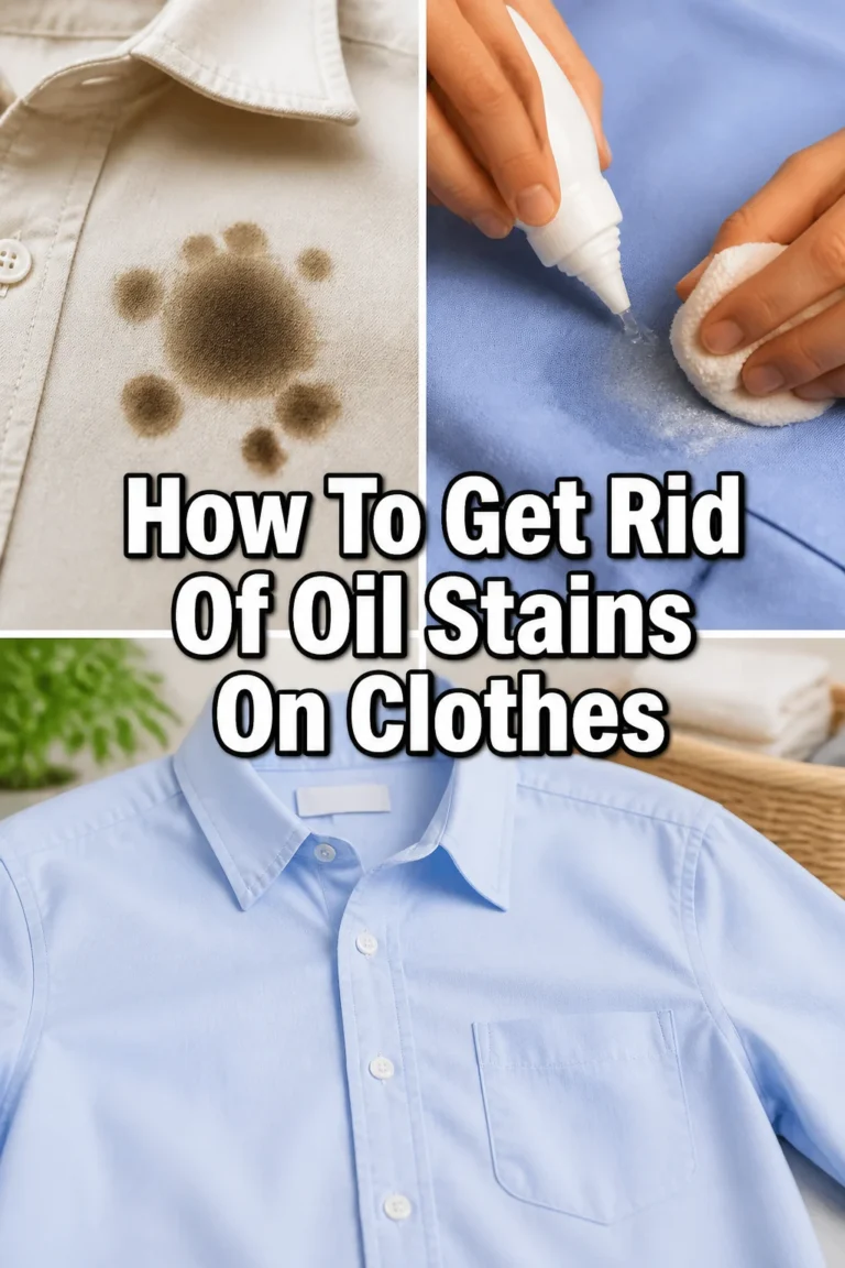 🧼 How To Get Rid Of Oil Stains On Clothes