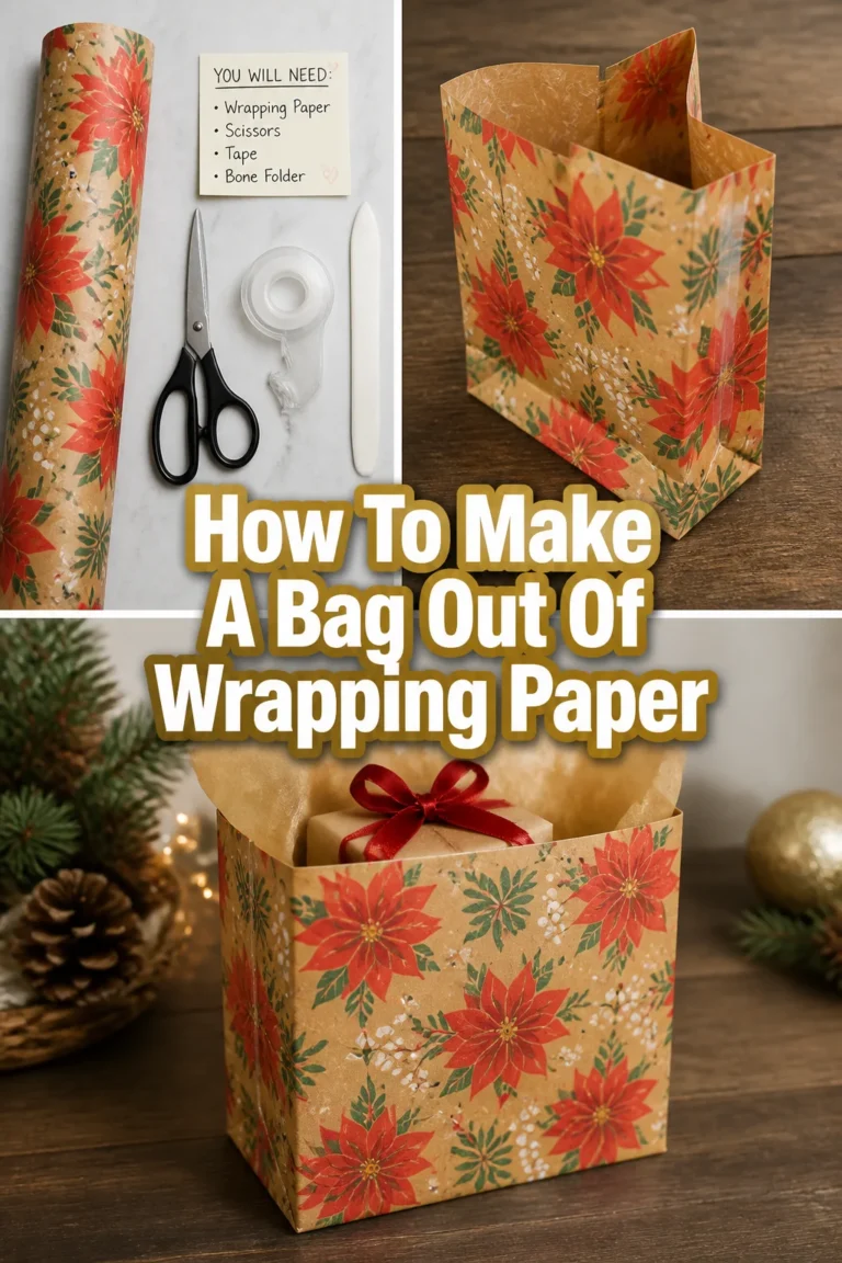 🎁 How To Make A Bag Out Of Wrapping Paper
