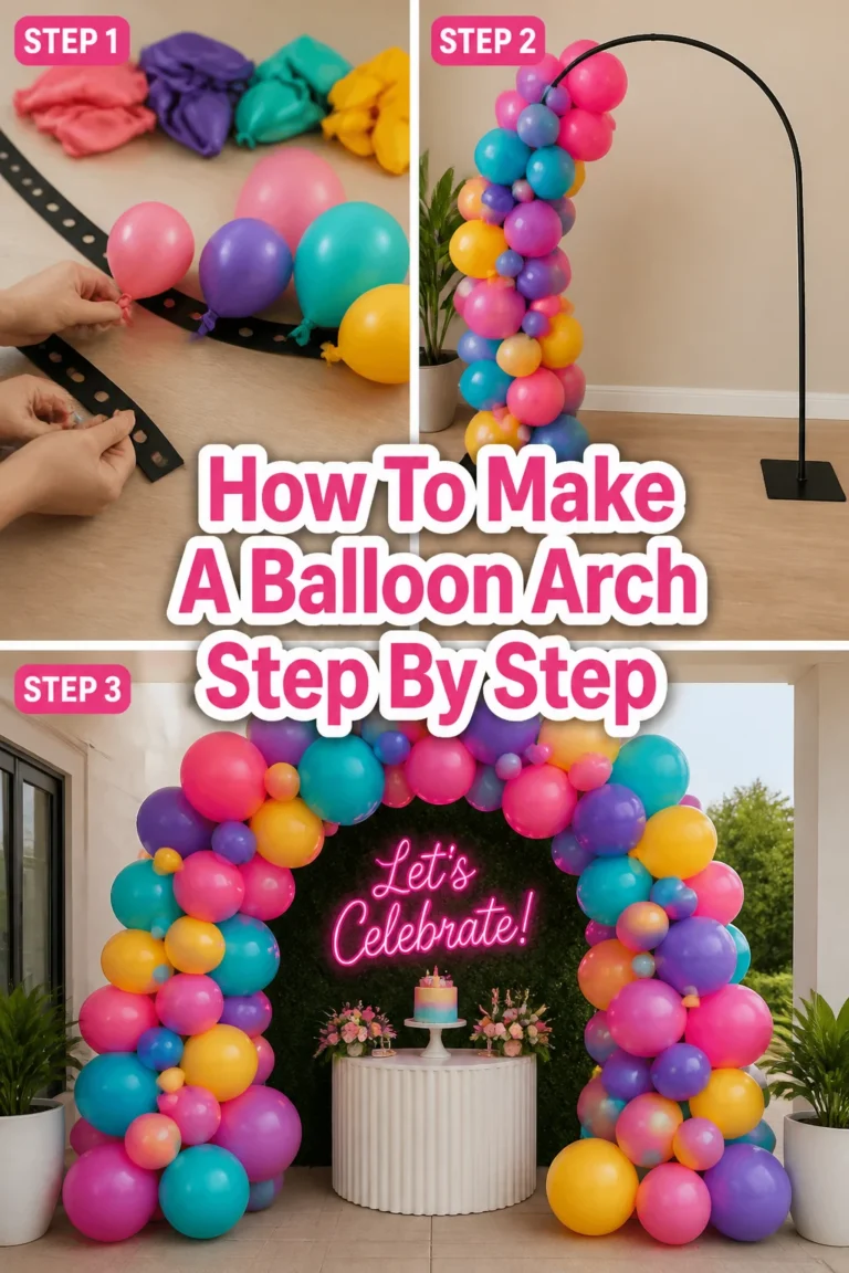 🎈 How To Make A Balloon Arch Step By Step