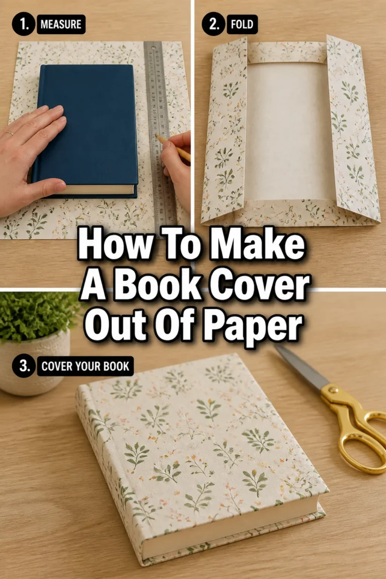 📚 How To Make A Book Cover Out Of Paper