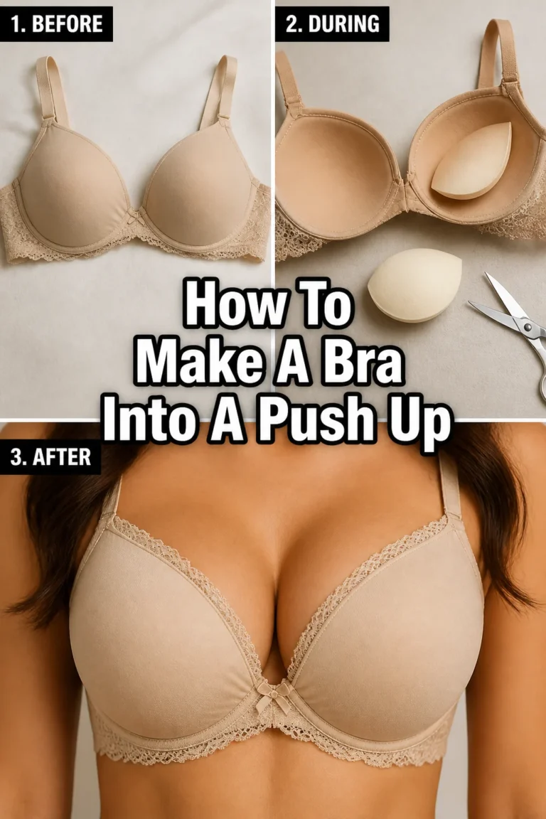 How To Make A Bra Into A Push Up