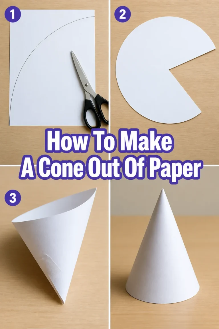 ✂️ How To Make A Cone Out Of Paper
