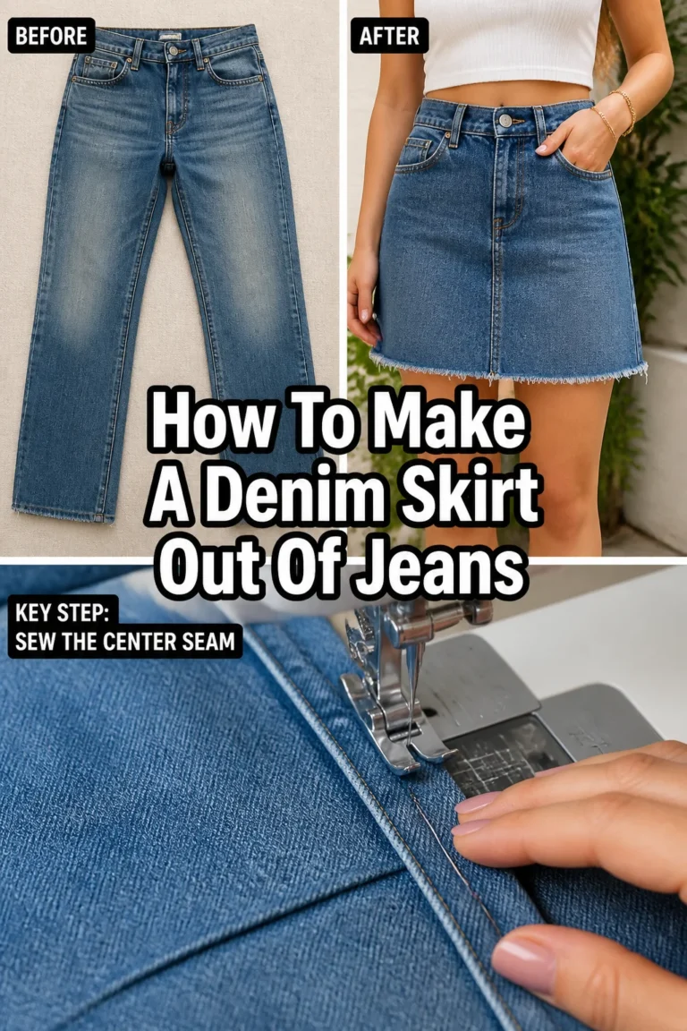 👖 How To Make A Denim Skirt Out Of Jeans