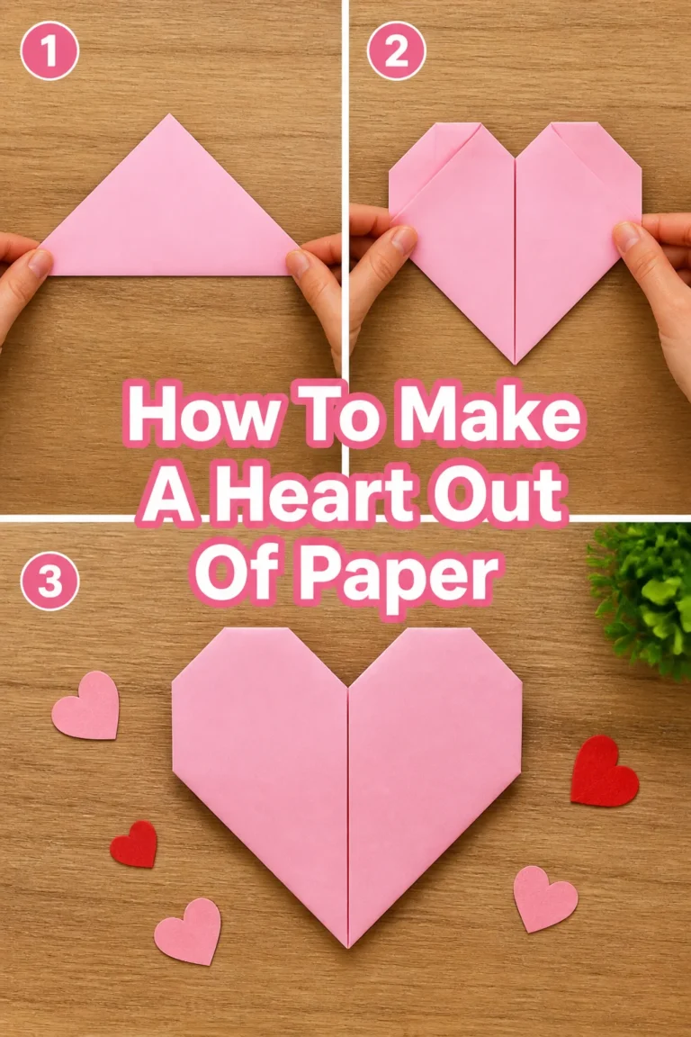 How To Make A Heart Out Of Paper