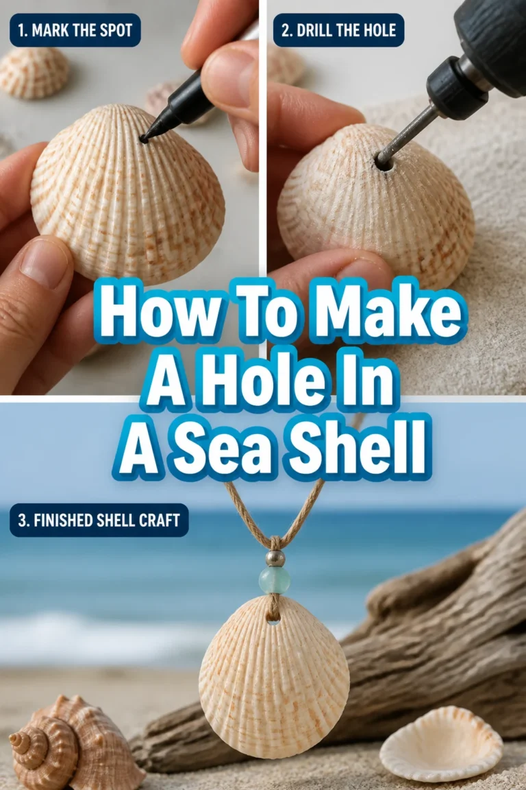 🐚 How To Make A Hole In A Sea Shell