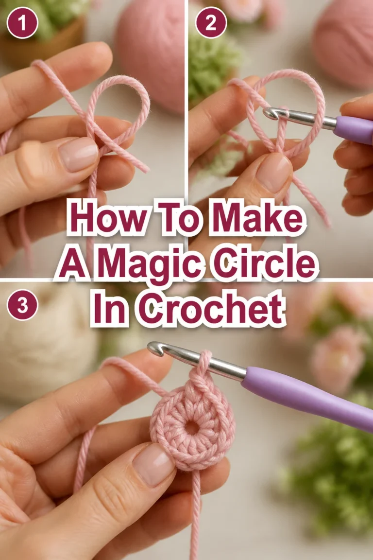 🧶 How To Make A Magic Circle In Crochet