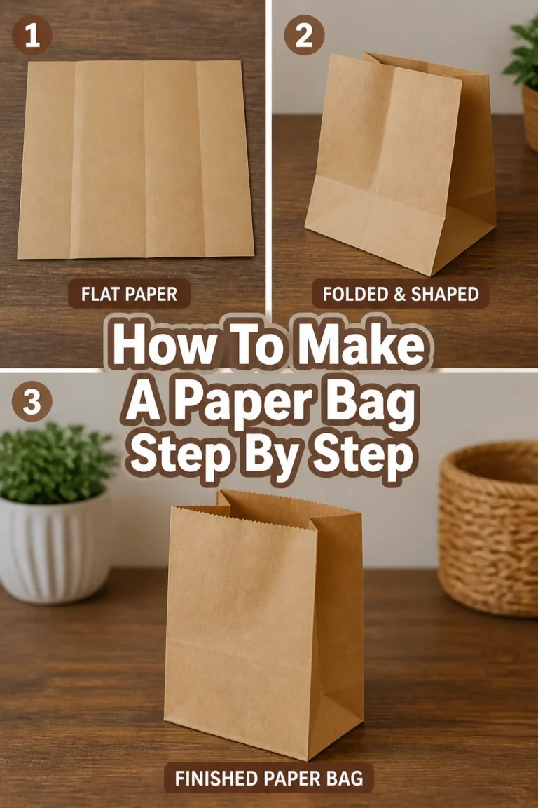🛍️ How To Make A Paper Bag Step By Step