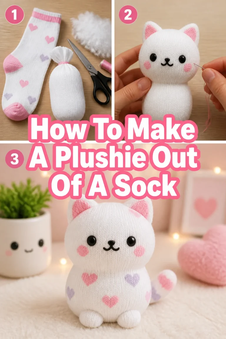 🧸 How To Make A Plushie Out Of A Sock