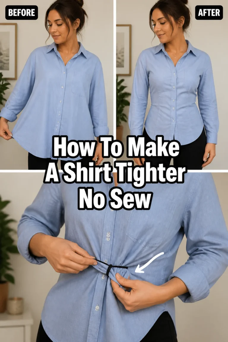 👕 How To Make A Shirt Tighter No Sew