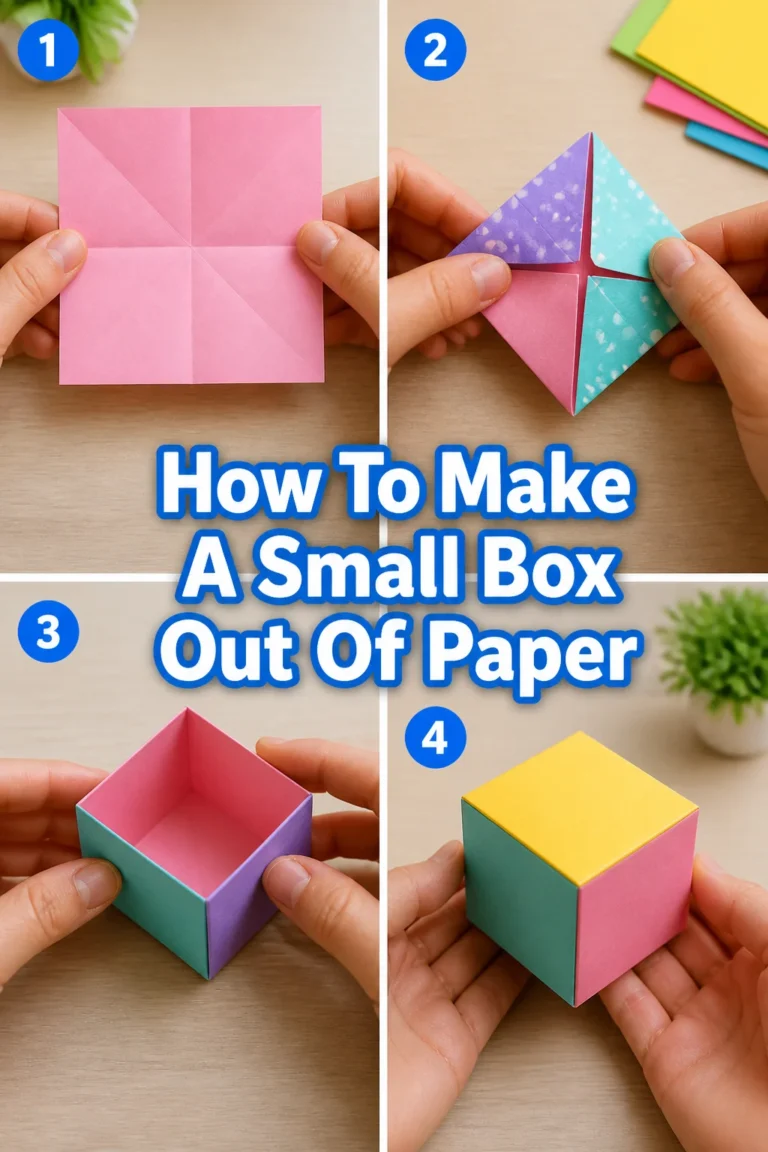 📦 How To Make A Small Box Out Of Paper