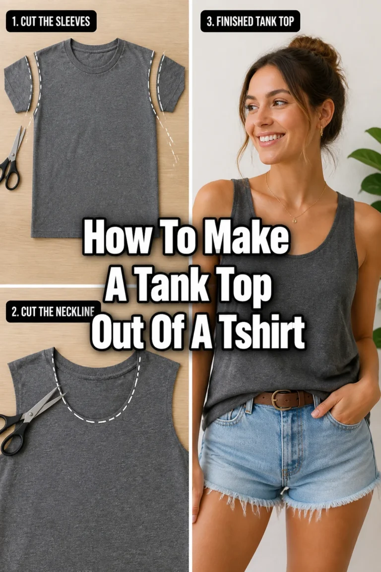 👕 How To Make A Tank Top Out Of A Tshirt