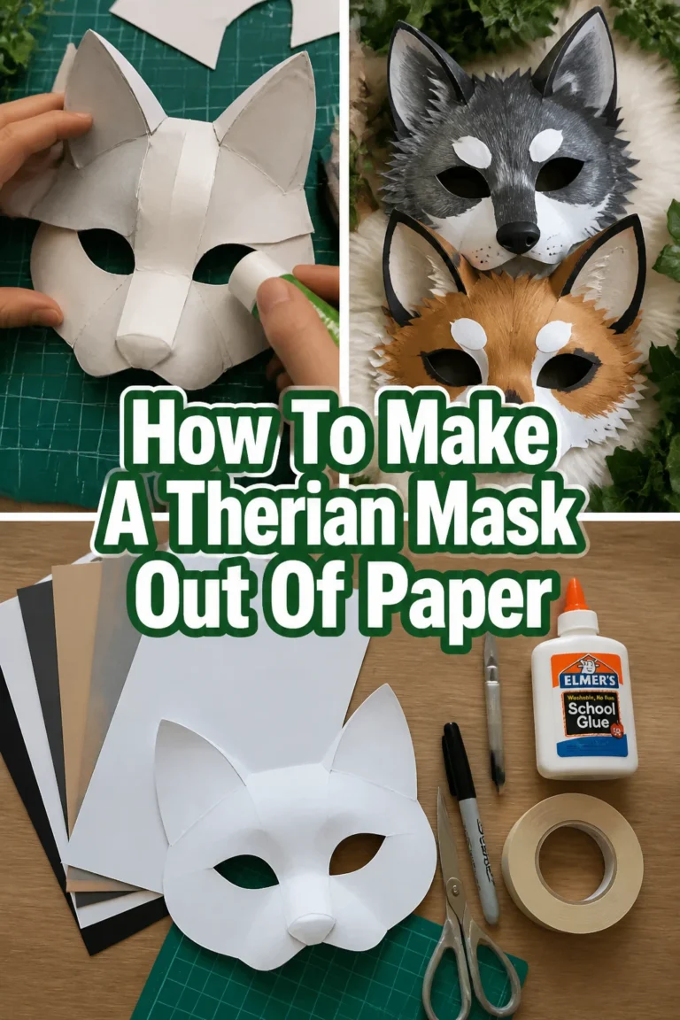 How To Make A Therian Mask Out Of Paper