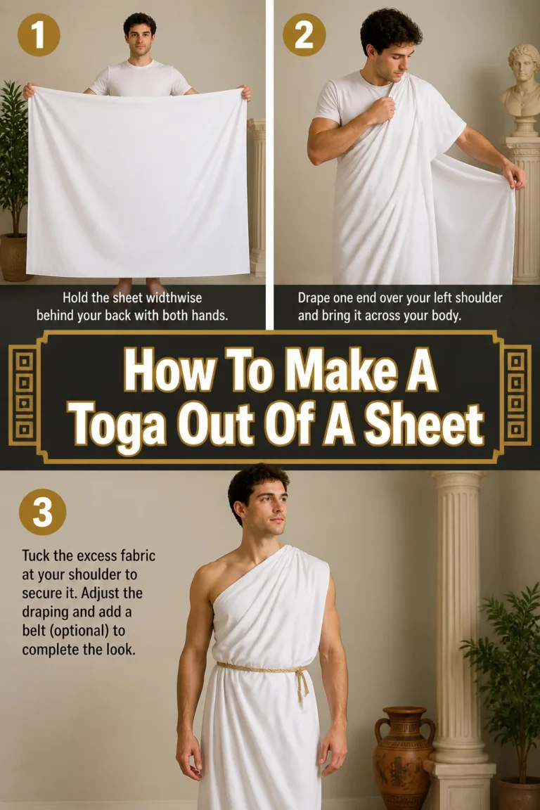 How To Make A Toga Out Of A Sheet
