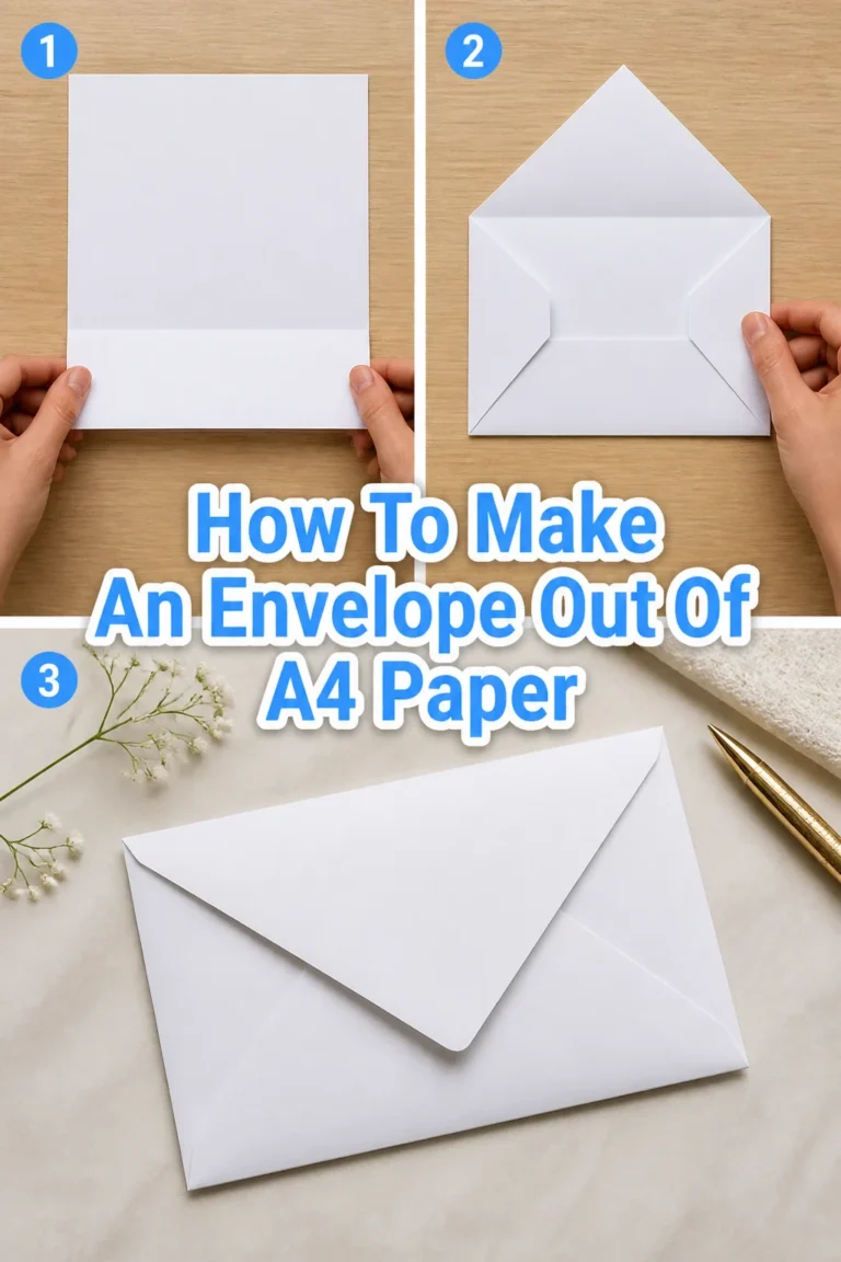 ✉️ How To Make An Envelope Out Of A4 Paper