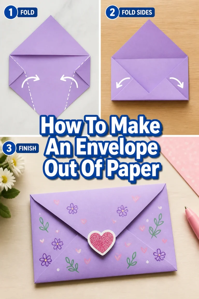 ✉️ How To Make An Envelope Out Of Paper