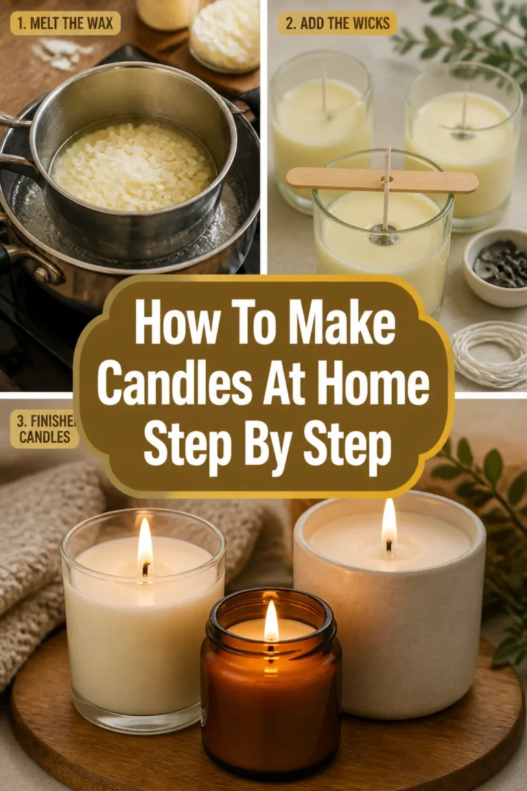🕯️ How To Make Candles At Home Step By Step