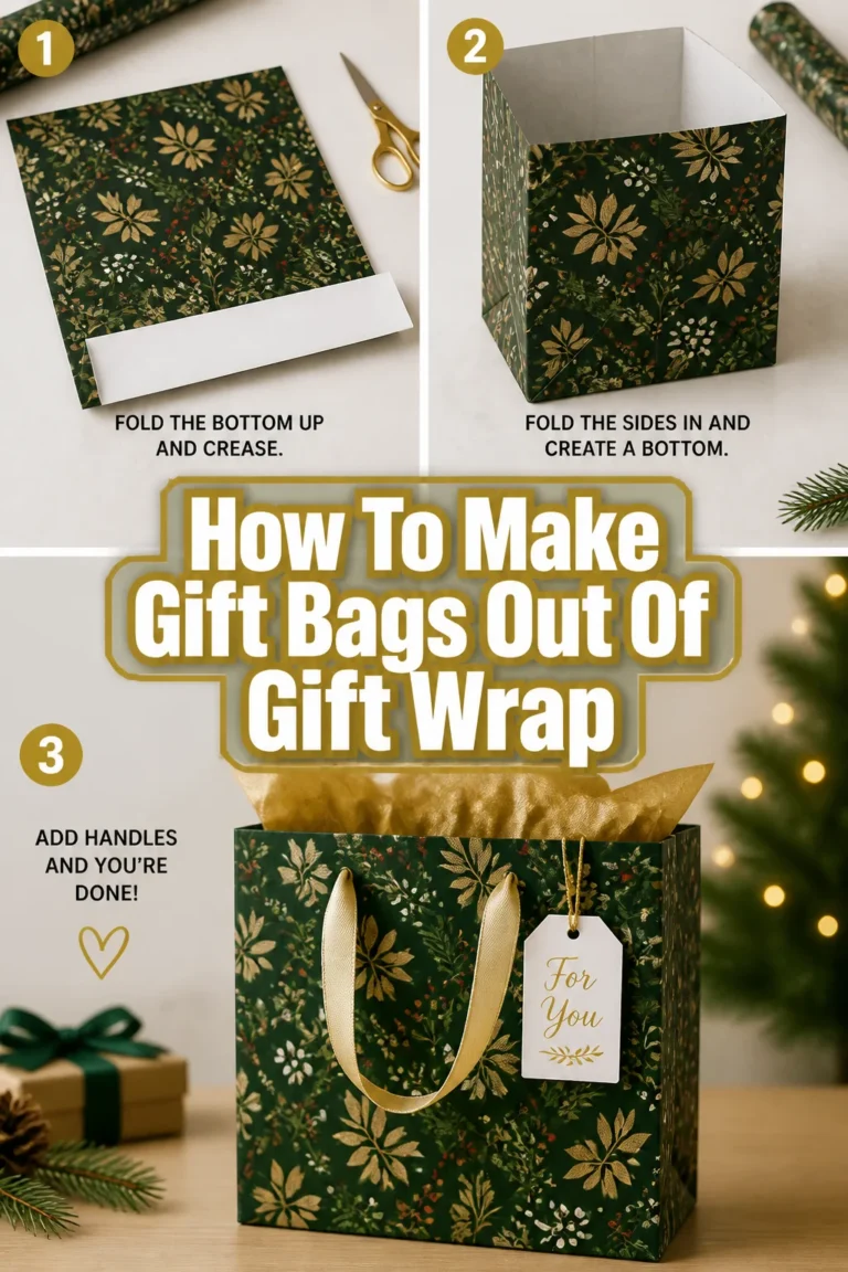 🎁 How To Make Gift Bags Out Of Gift Wrap