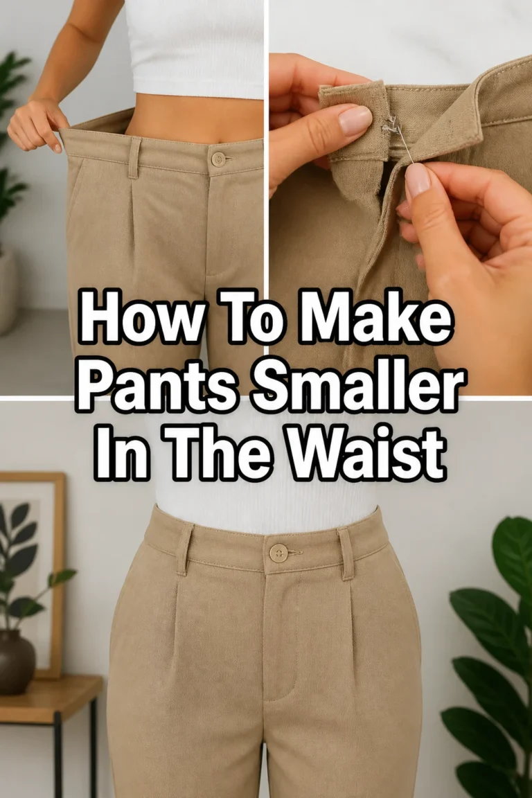 👖 How To Make Pants Smaller In The Waist