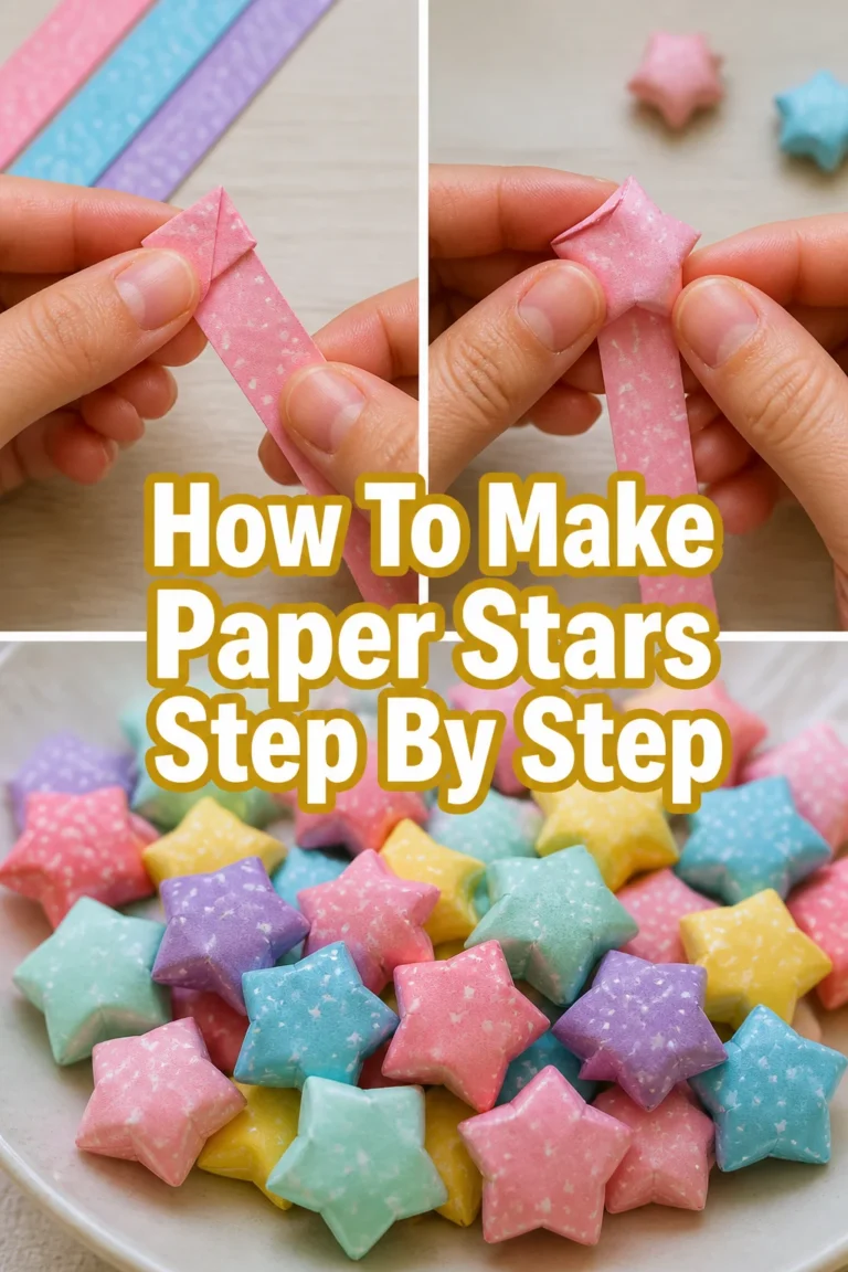 ⭐ How To Make Paper Stars Step By Step