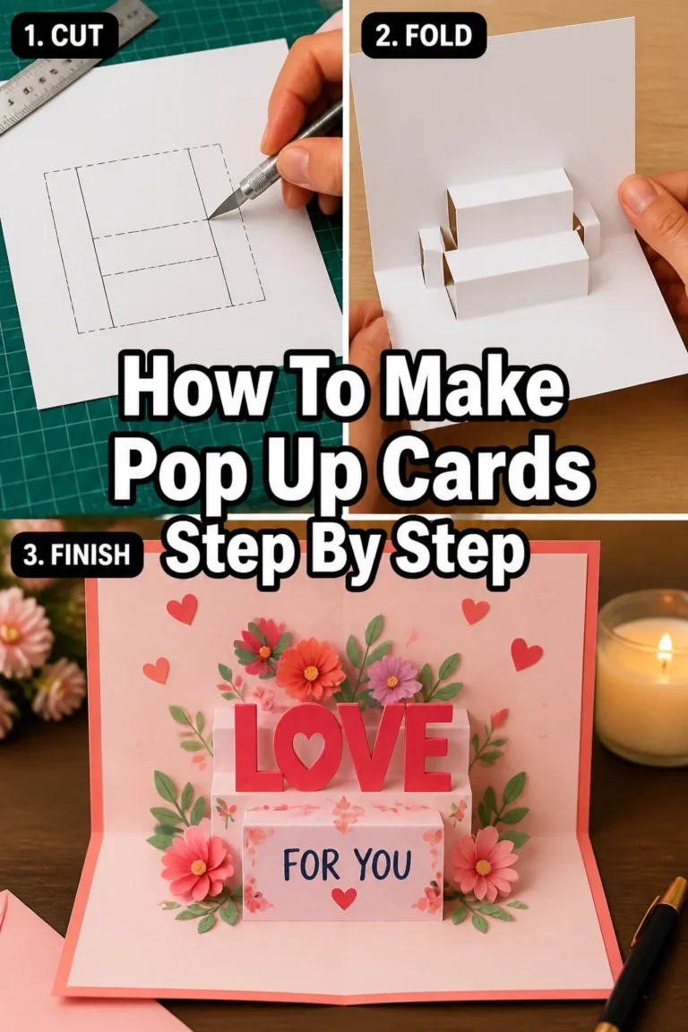 🎁 How To Make Pop Up Cards Step By Step