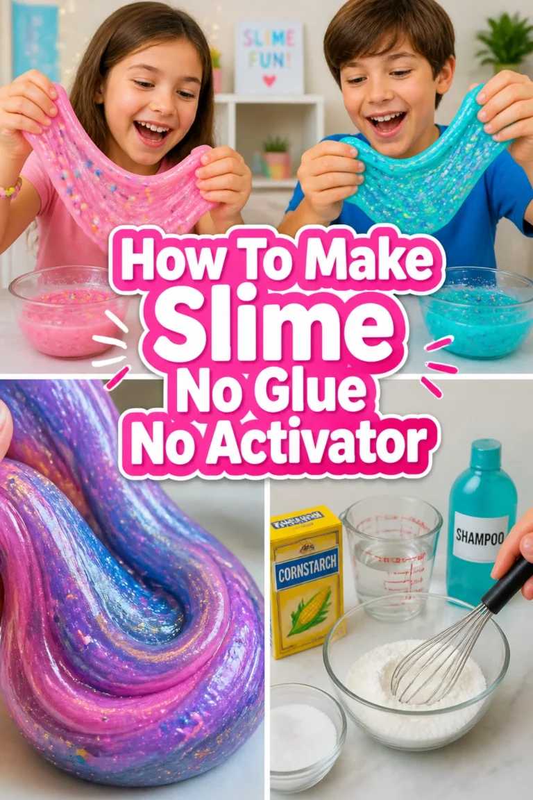✨ How To Make Slime No Glue No Activator
