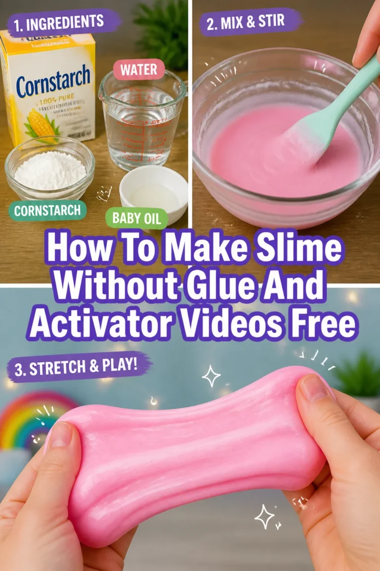🧪 How To Make Slime Without Glue And Activator Videos Free