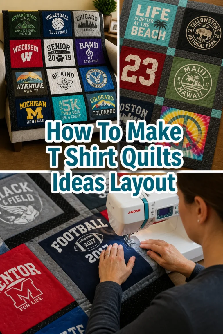 👕 How To Make T Shirt Quilts Ideas Layout