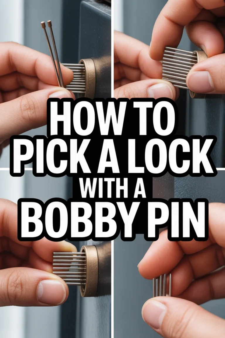 🔓 How To Pick A Lock With A Bobby Pin