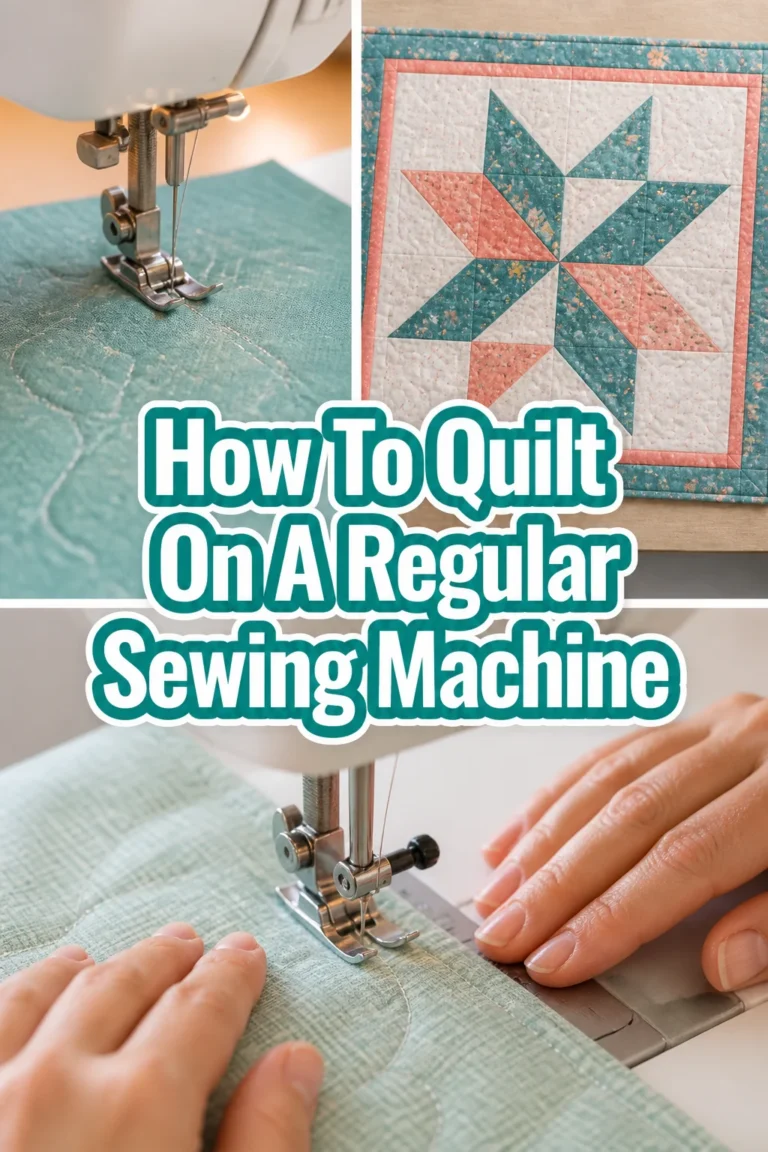 🧵 How To Quilt On A Regular Sewing Machine