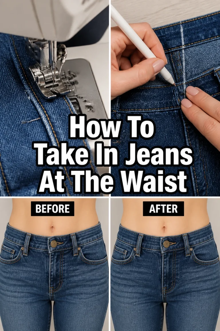 👖 How To Take In Jeans At The Waist