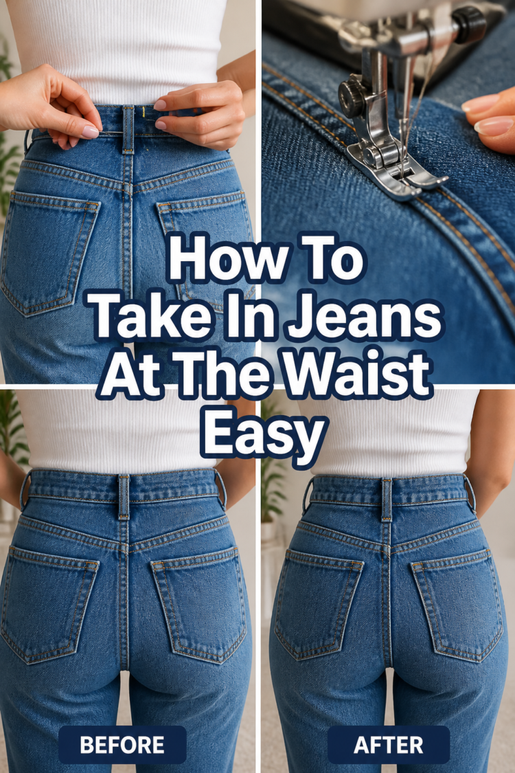 👖 How To Take In Jeans At The Waist Easy – NancyMunson.com DIY And Crafts