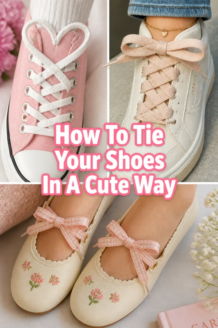 🎀 How To Tie Your Shoes In A Cute Way