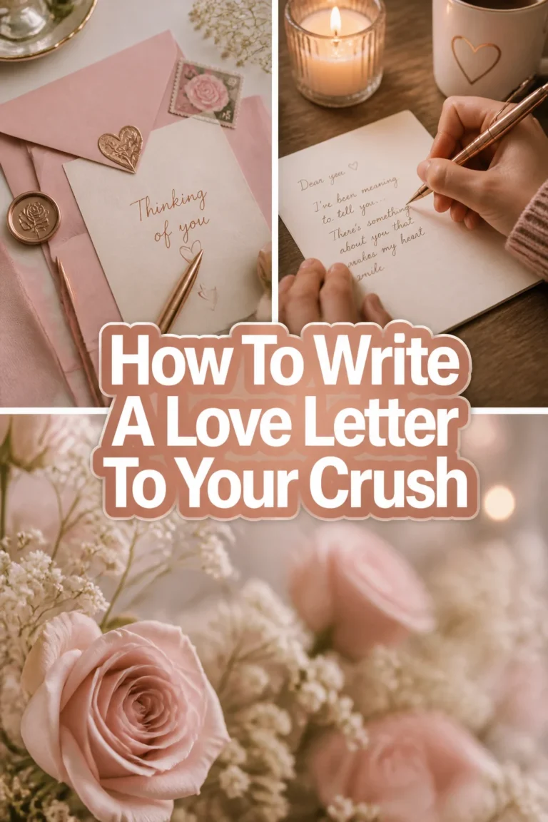 💌 How To Write A Love Letter To Your Crush