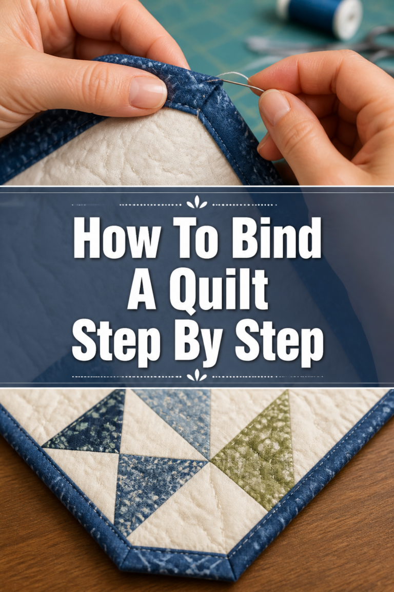 🧵 How To Bind A Quilt Step By Step