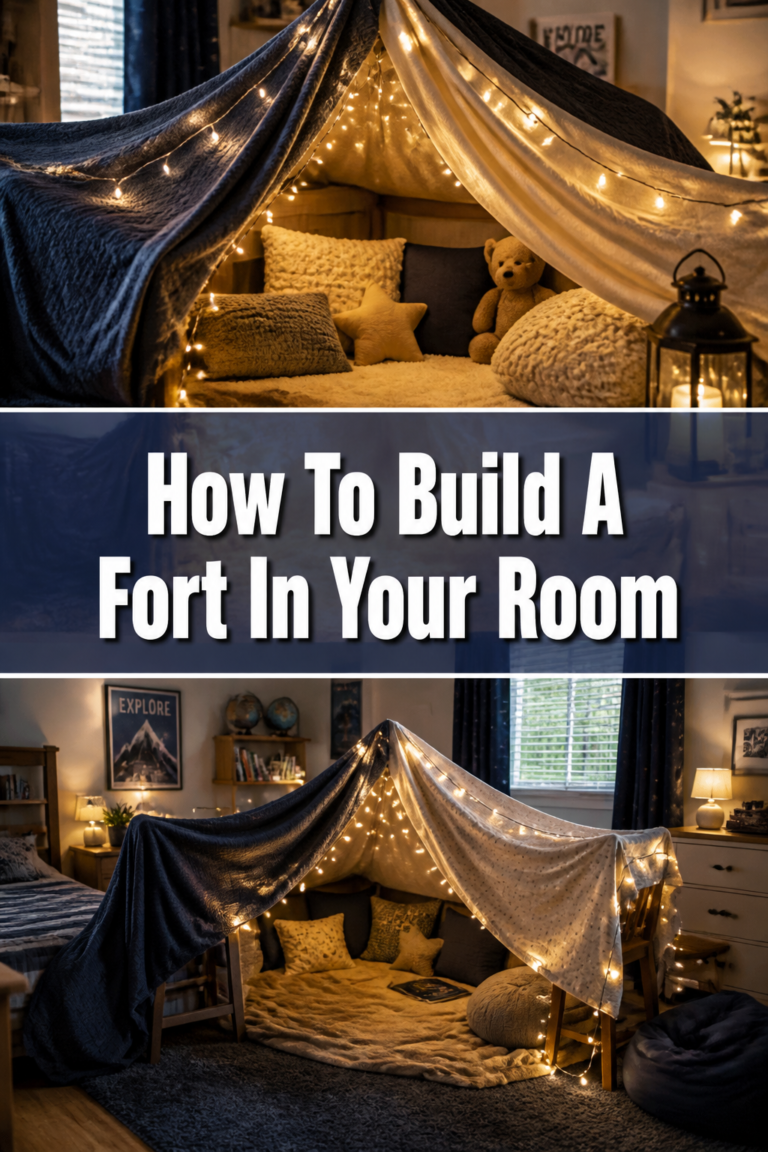 ⛺ How To Build A Fort In Your Room