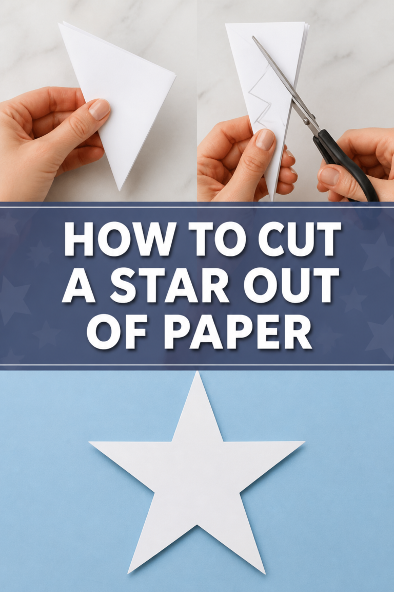 ⭐ How To Cut A Star Out Of Paper