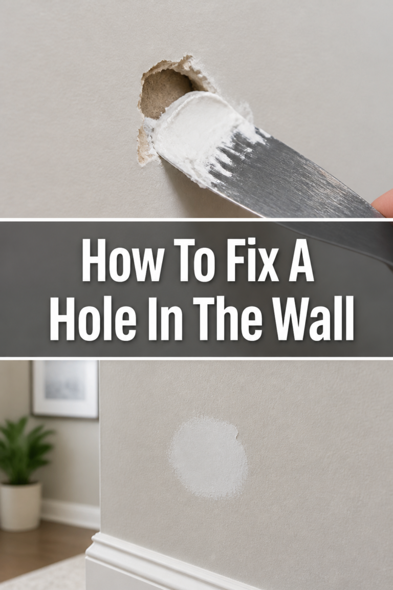 🔨 How To Fix A Hole In The Wall