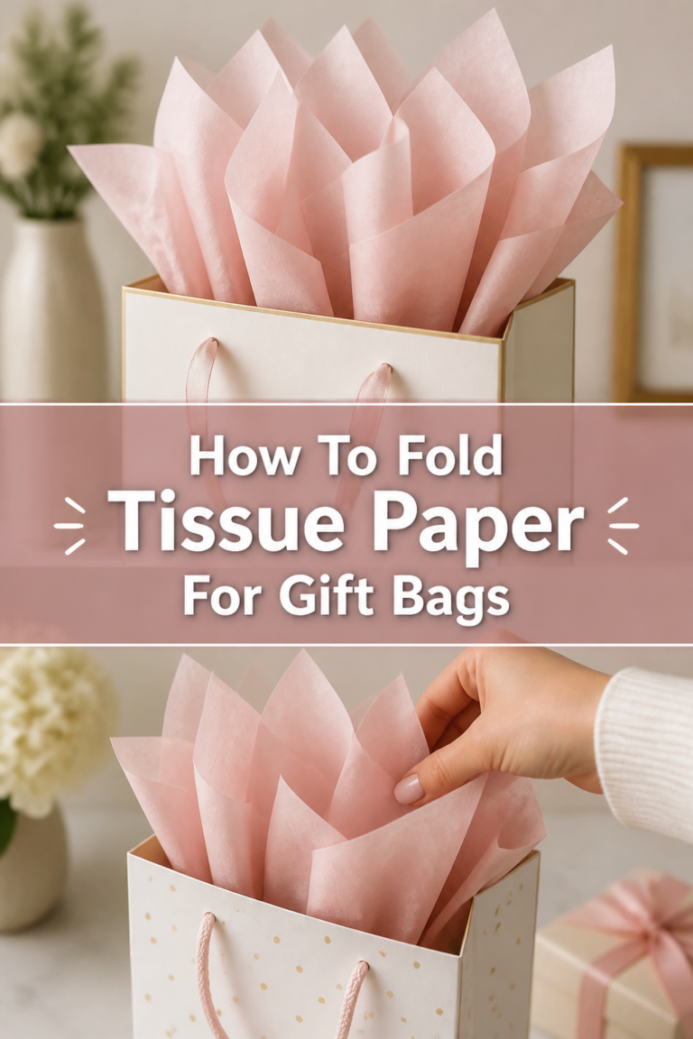 🎁 How To Fold Tissue Paper For Gift Bags