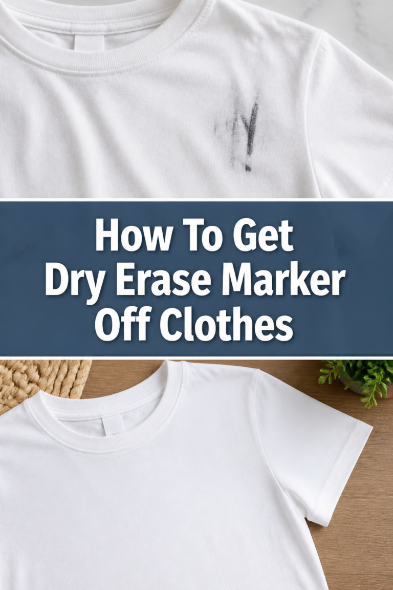 🧺 How To Get Dry Erase Marker Off Clothes