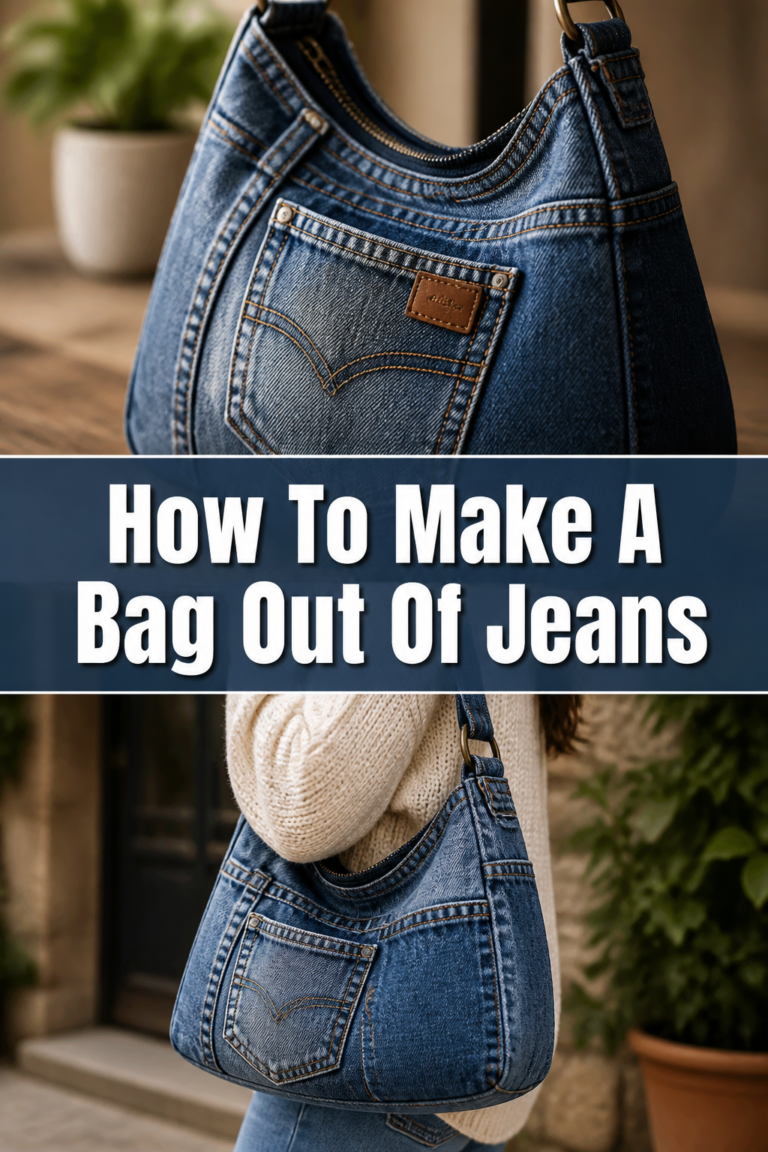 👖 How To Make A Bag Out Of Jeans