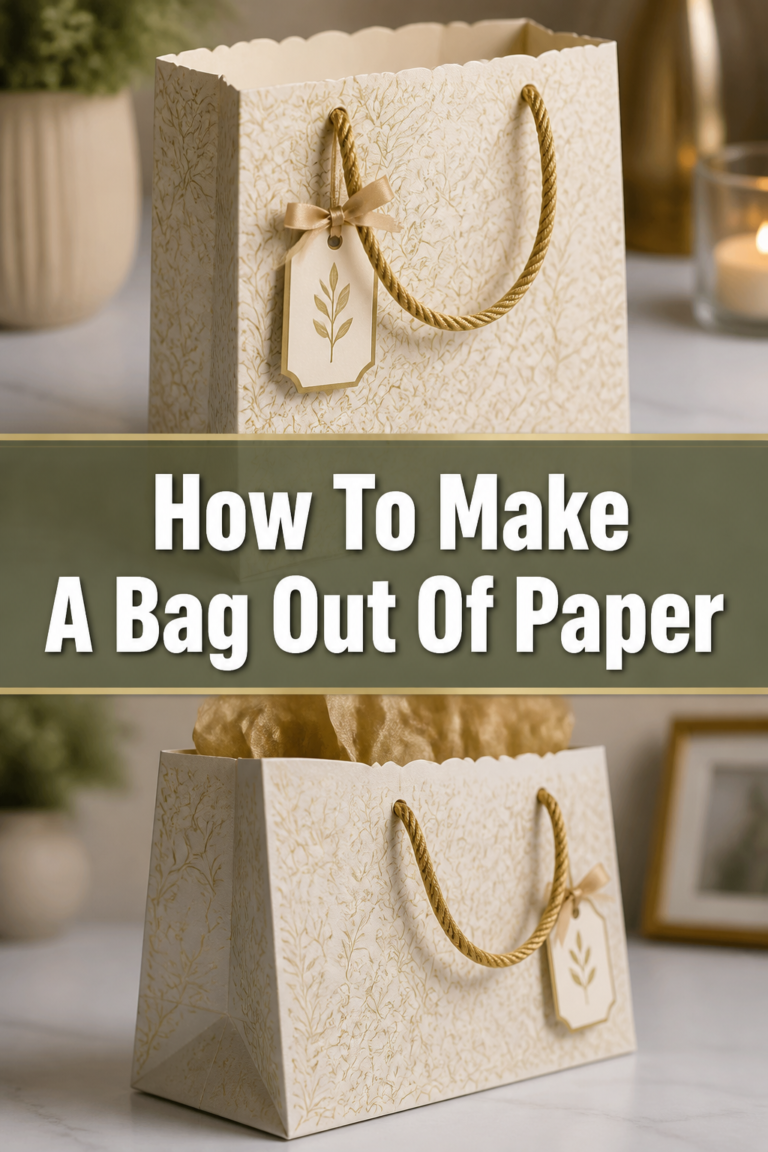 🛍️ How To Make A Bag Out Of Paper