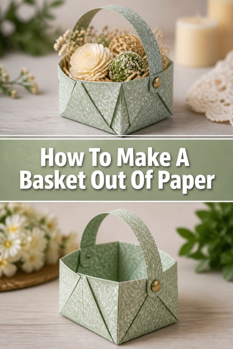 🧺 How To Make A Basket Out Of Paper