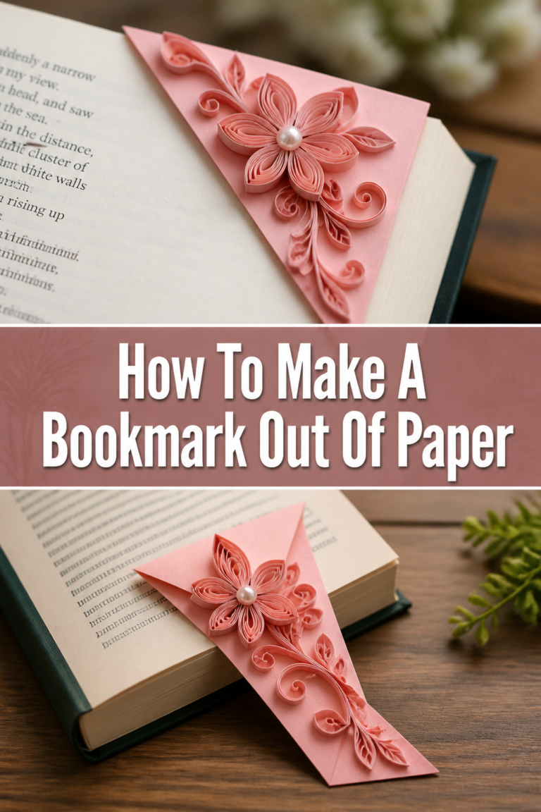 🔖 How To Make A Bookmark Out Of Paper