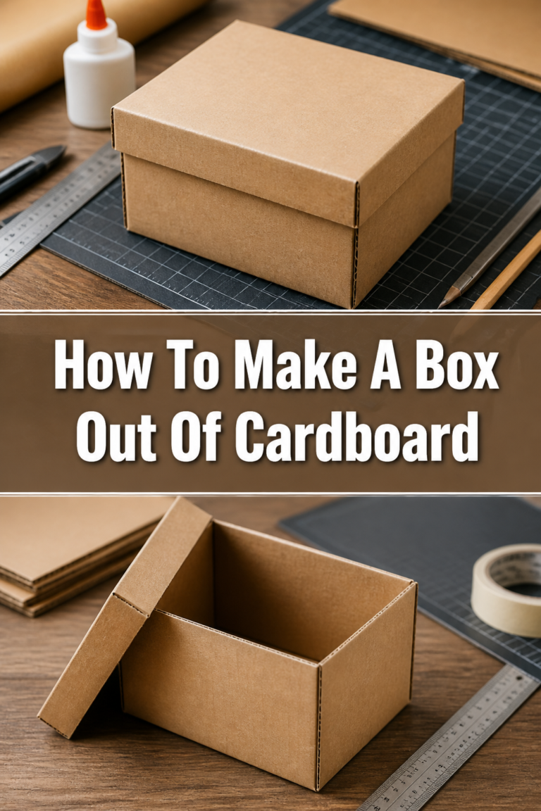 ✨ How To Make A Box Out Of Cardboard