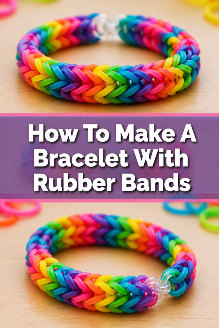 🌈 How To Make A Bracelet With Rubber Bands