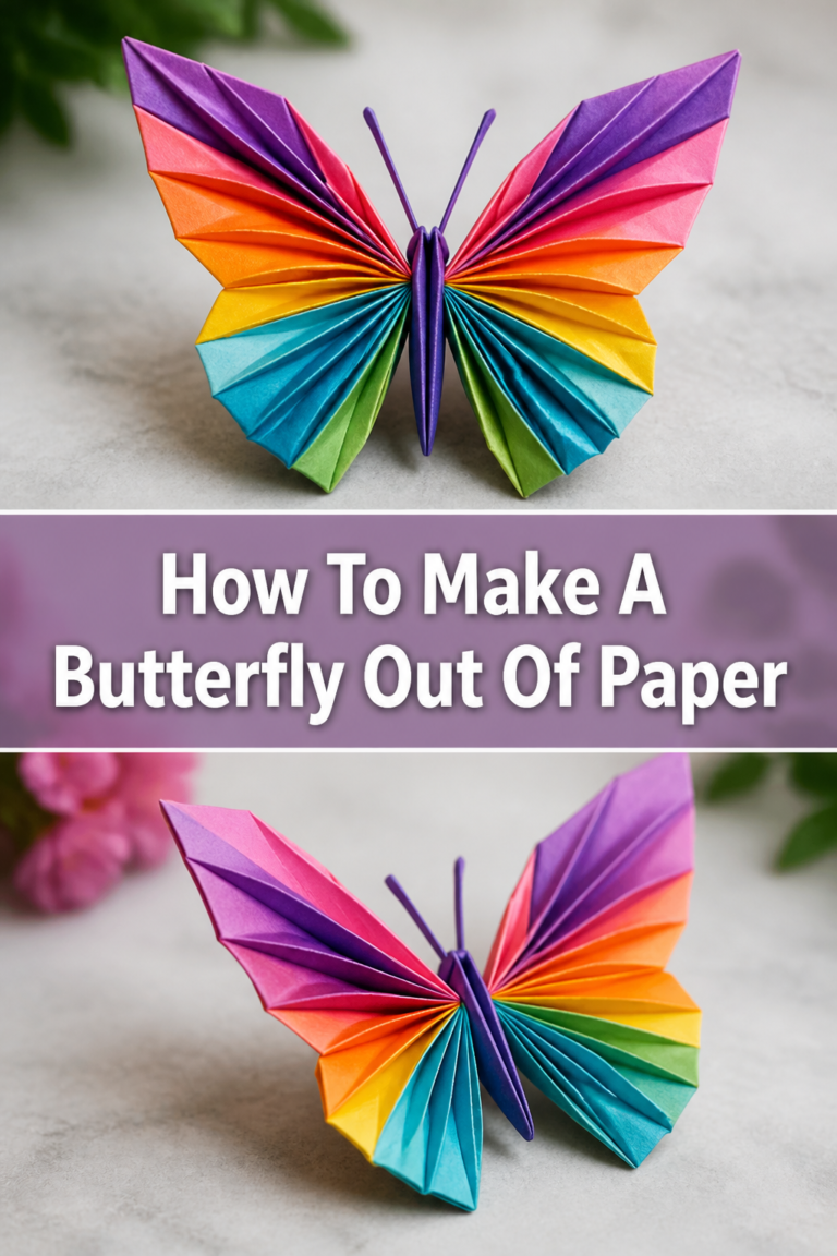 🦋 How To Make A Butterfly Out Of Paper