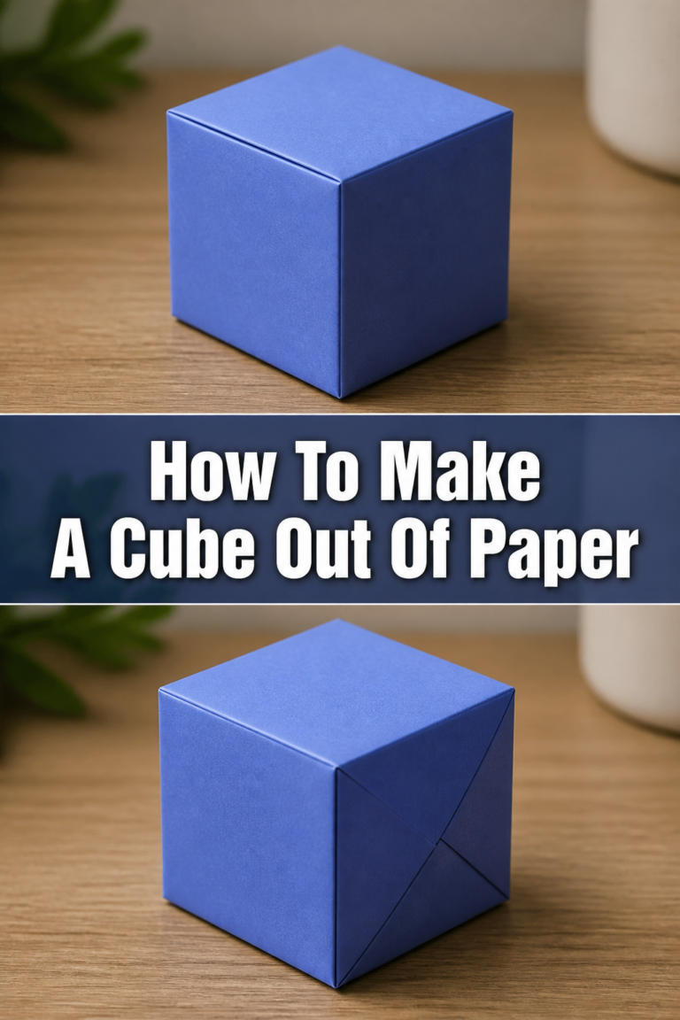 📦 How To Make A Cube Out Of Paper