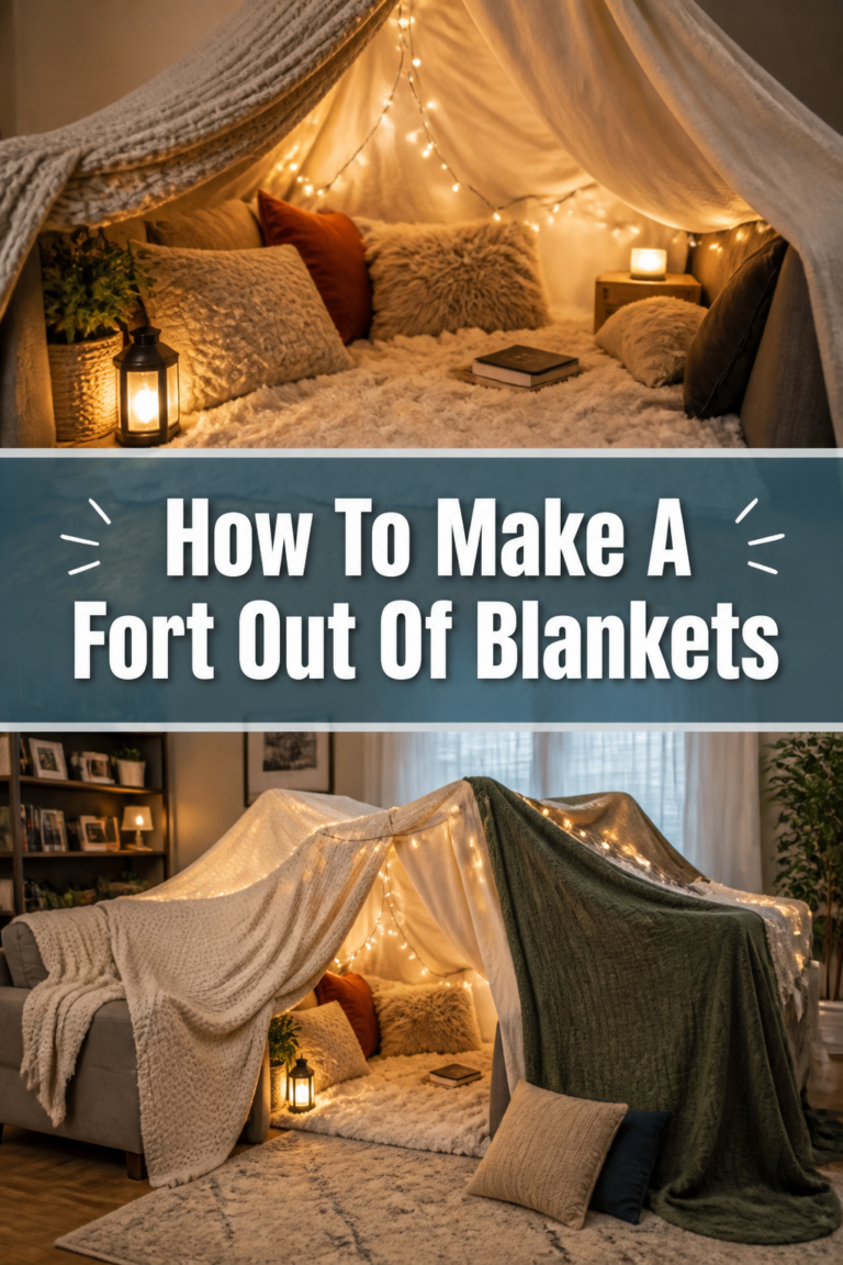 🏠 How To Make A Fort Out Of Blankets
